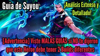 GUÍA DE SUYOU CON TRUCOSCONSEJOSMEJOR BUILD COMBOS Y SECRETOS Tutorial de Suyou Mobile legends [upl. by Sidon]