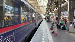 Aankomst NSI 193 Met Nightjet op amsterdam centraal [upl. by Niemad890]