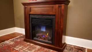 ChimneyFree Roswell Spectrafire Infrared Fireplace Mantel Package  23FDM1864M325 [upl. by Legyn812]