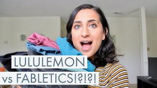 Leggings Review l Lululemon vs Fabletics [upl. by Ehcor]