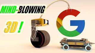 3D Google Logo Animation  Futuristic Robot Creation GoogleLogo LogoAnimation YouTubeAnimation [upl. by Rube]