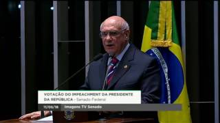 Votação do impeachment no Plenário do Senado admissibilidade  noite [upl. by Gerrit249]