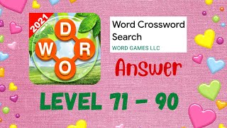 Word Crossword Search  Level 7190  TUTORIAL  ANSWER wordcrosswordsearch tutorial answer [upl. by Toms]