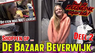 Shoppen in BEVERWIJK de BAZAAR Nu Nog even TERUG naar de WINKELS om KLEDING te kopen 3527B [upl. by Rednaskela]