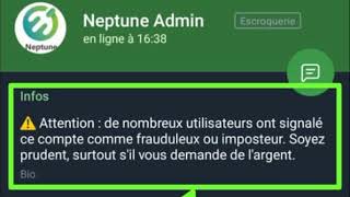 Neptune network  analyse de escroquerie de Neptune network sur Télégramme [upl. by Rintoul]