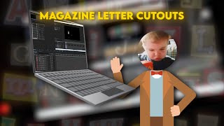 MAGAZINE LETTER CUTOUTS  Adobe After Effects Tutorial [upl. by Sandry132]