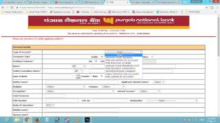 PNB Online Account Opening Portal hindi [upl. by Rehttam]