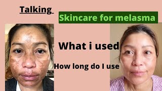 Talking my Skincare for Melasma and Darkspot with Eucerin and how long do I use [upl. by Adnorhs]