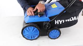 Getting Started Hyundai HYSC1800E 1800W Electric Lawn Scarifier [upl. by Hervey]