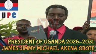 NEXT UGANDAN PRESIDENT JIMMY AKENA OBOTE 20262031 [upl. by Alleinad]