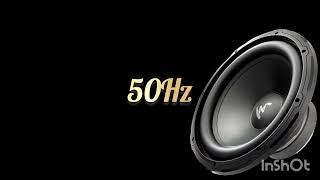 Onda senoidal 50Hz Bass Subwoofer JBL Klipsch SVS Jamo Boston Paradigm Focal Yamaha Sony Onkyo [upl. by Dubois]