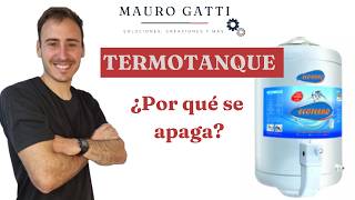 TERMOTANQUE A GAS ¿Por que se apaga Te explico como limpiar el pico y solucionar el problema [upl. by Dej]