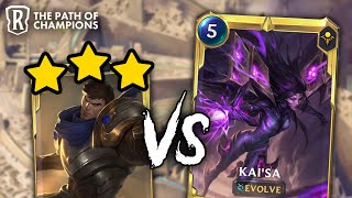 ⭐⭐⭐ 3 STAR GAREN vs KAISA  Legends of Runeterra  The Path of Champions [upl. by Camroc]