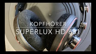 Superlux HD 681  Halboffener Kopfhörer  Ein Superteil mit Hammersound für wenig Kohle [upl. by Hope]