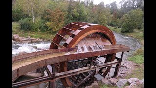 Wasserschöpfrad in Glattfelden [upl. by Aloise]