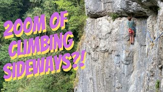 Climbing sideways on the Chee Tor Girdle [upl. by Aehsan]