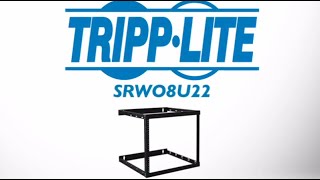 Tripp Lite Adjustable WallMount Open Frame Rack SRWO8U22 [upl. by Areivax166]