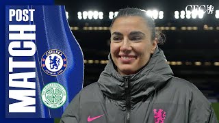 BOMPASTOR amp MUSOVIC react to UWCL QF confirmation  Chelsea Women 30 Celtic Women  UWCL 2425 [upl. by Reis]