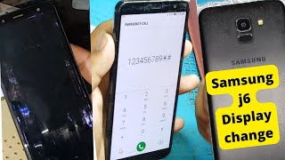 Samsung j6 2018 Lcd screen Repair Replacement How To Change Samsung j6 display [upl. by Edelsten844]