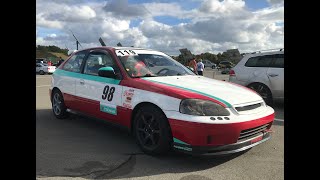 trackday zolder 24 feb 24 civic b16 [upl. by Cowen]