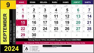 Kalender 2024 Lengkap Dengan Weton Pasaran Jawa [upl. by Anawal597]