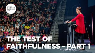 The Test of Faithfulness  Part 1  Joyce Meyer  Enjoying Everyday LIfe Teaching [upl. by Shanleigh]