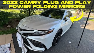 Easy Install Power Folding Mirror Kits For Your 2022 Toyota Camry [upl. by Lledyr]