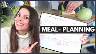 Mit Mahlzeitenplanung Geld und Zeit sparen  MealPlanning Tipps für Anfänger  Speiseplan Familie [upl. by Malorie32]