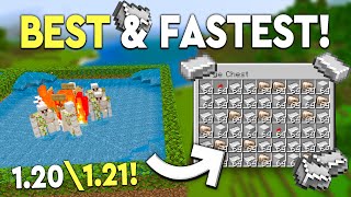 BEST IRON FARM Minecraft Bedrock Tutorial  80010000HR MCPEXBOXPSNintendoWin10 [upl. by Assetnoc]