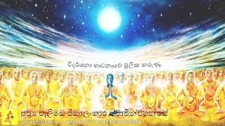 විදර්ශනා භාවනාවේ මූූලික කරුණු  Vidarshana Bhawana Mulika Karunu  Vipassana Bawanawaවිපස්සනා භාවනා [upl. by Anilac]