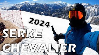 Serre Chevalier 2024  Le Monêtier Villeneuve Chantemerle Briançon [upl. by Rape431]