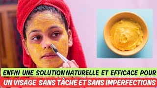 Masque de Visage très efficace pour traiter les taches et les imperfections du visage [upl. by Ylehsa]