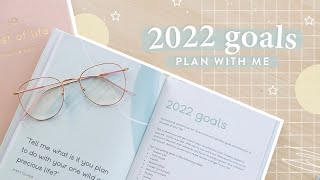 2022 Goals New Year Plan With Me 🎊 [upl. by Tedder]