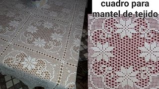 cuadro a crochet de nochebuenas para manteles en paso a paso [upl. by Tadeo86]