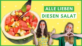 SOMMERSALAT PERFEKT ZUM GRILLEN  proteinreich vegan einfach [upl. by Luapleahcim]