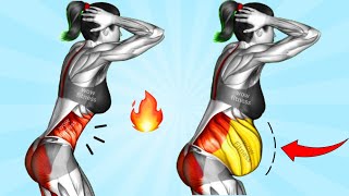 🔥30MIN SIDE FAT BURNER ➜ Shed Fat Quickly  EXERCISE FOR FLAT STOMACH ➜ Flatten Your Belly Fast [upl. by Elrahc]