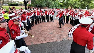 NC State Marching Band  Trumpets 1 outside Carter Finley before Football Game  9142024 [upl. by Enenaj]