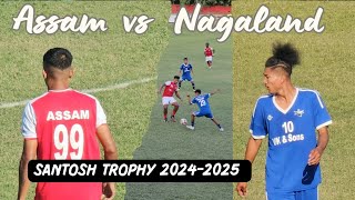 Assam vs Nagaland  78th National football Championship for Hero Santosh trophy 20242025 [upl. by Llertal]