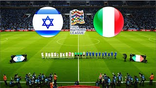 ISRAEL vs ITALY  UEFA NATIONS LEAGUE 202425 [upl. by Teddi]