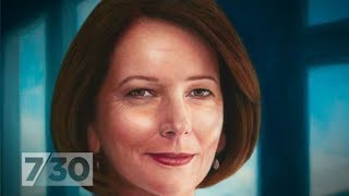 Official portrait of Julia Gillard unveiled at parliament house  730 [upl. by Felisha]