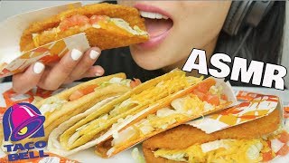 ASMR Taco BELL EATING SOUNDS NO TALKING  SASASMR [upl. by Mollee]