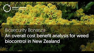 Biosecurity Bonanza An overall cost benefit analysis for weed biocontrol in New Zealand [upl. by Llenoil]