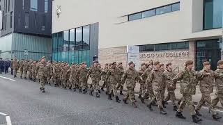 Stockport remembrance Parade 2024 [upl. by Ahseinaj]