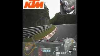 KTM XBOW RR  Nürburgring Nordschleife 72572 Min [upl. by Drarej]