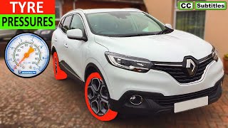 Renault Kadjar Tyre Pressures  Renault Kadjar Tire Pressures [upl. by Akila759]