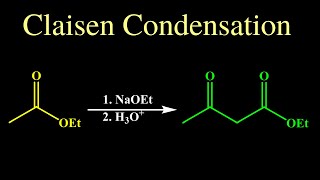 Claisen Condensation Reaction [upl. by Ermina]