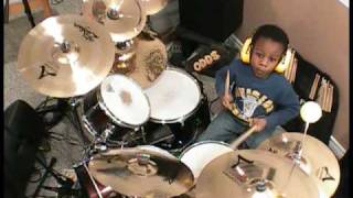 Avenged Sevenfold  Afterlife Drum Cover 4 Year old Drummer Jonah Rocks [upl. by Charmaine947]