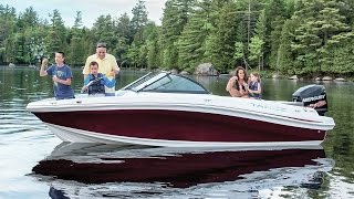 TAHOE Boats 2017 550 TS Outboard Runabout Boat [upl. by Anauj]