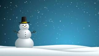 Snowman  HD Background Loop [upl. by Northrop]