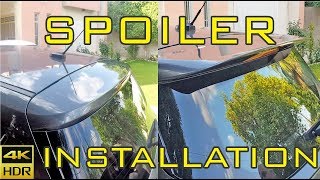 Spoiler Installation Without Drilling FORD Escape 2017 [upl. by Adgam126]